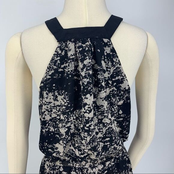 Fred David Black & Cream Sleeveless Date Night Cocktail Party Dress [Med] New - Picture 5 of 10